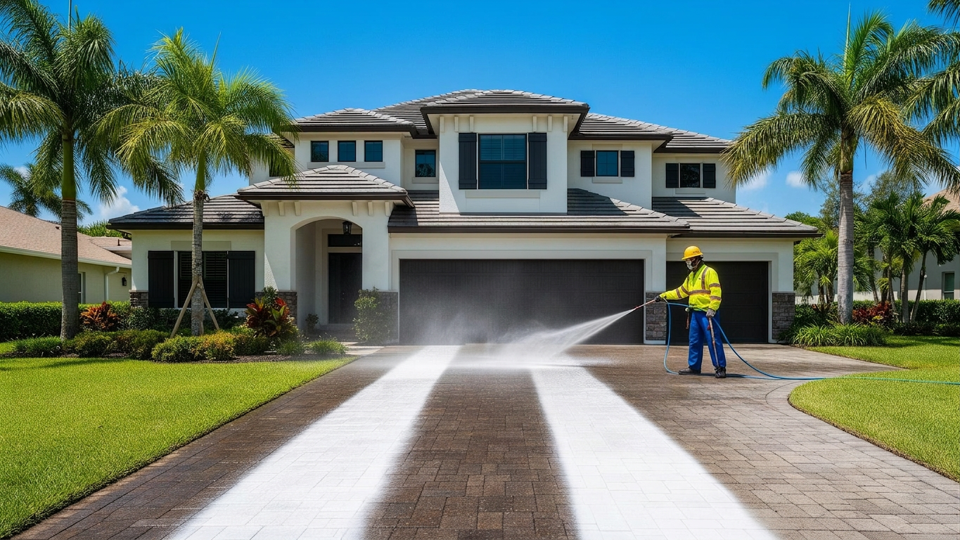 Pressure washing service areas across Brevard County, FL